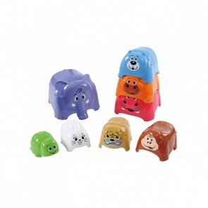 Игровой набор - Формочки-животные (PlayGo, Play 2375veg)